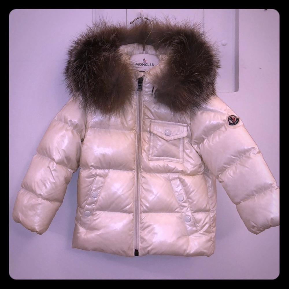 Moncler toddler puffer coat